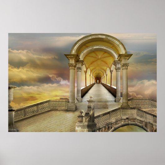 Zachten in de hemel poster (Voorkant)