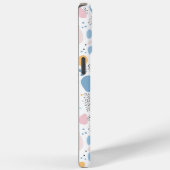 Zachter Abstract Pastel Kiezelpatroon Case-Mate iPhone Case (Achterkant / Rechts)