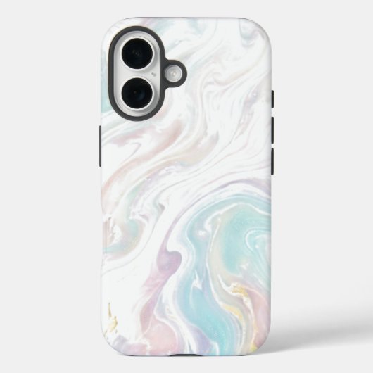 Zachtere marmeren golven Case-Mate iPhone case (Achterkant)
