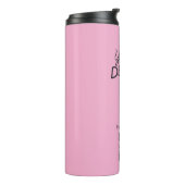 Zachterode QR-code Slogan Persoonlijke Tumbler Thermosbeker (Gedraaid links)
