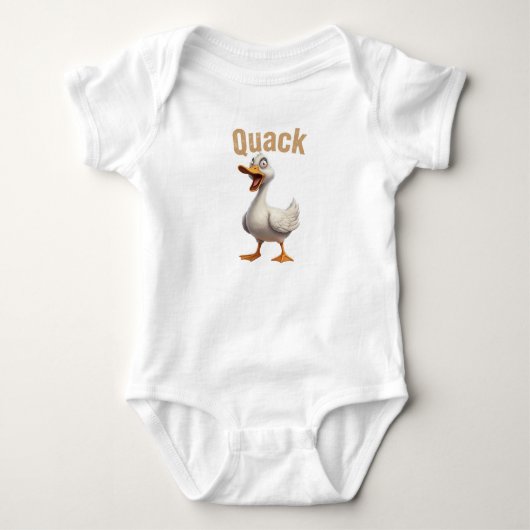 Zachtes Jersey Baby Body Romper (Voorkant)