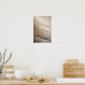 Zachtestructuur — Aurema (Portret) Poster (Keuken)