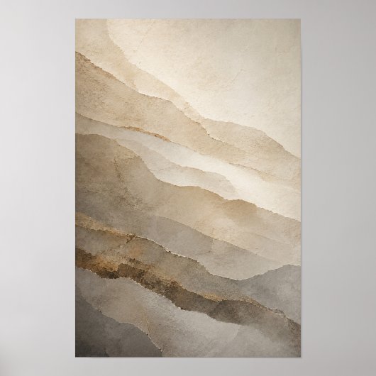 Zachtestructuur — Aurema (Portret) Poster (Voorkant)