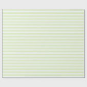 Zachtgroen | White Stripe Wrapping Paper Cadeaupapier (Vlak)