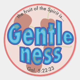 Zachtheid Fruit van de Spirit Spot Sticker