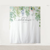 Zachtheid Groen Huwelijksfeest Achtergrond Fotocab Wandkleed (Voorkant)