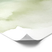 Zachtheid Groene Berg Paardenbloem Poster (Hoek)