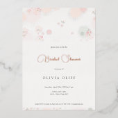 Zachtheid Het Vrijgezellenfeest van de Rozen van d Folie Uitnodiging (Voorkant)