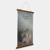 Zachtheid is sterkte hout getooid wandtapijt hangend wandkleed (Gebogen)