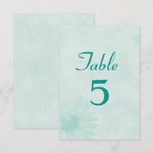 Zachtheid Muntgroen Tafelnummer (Voorkant / Achterkant)