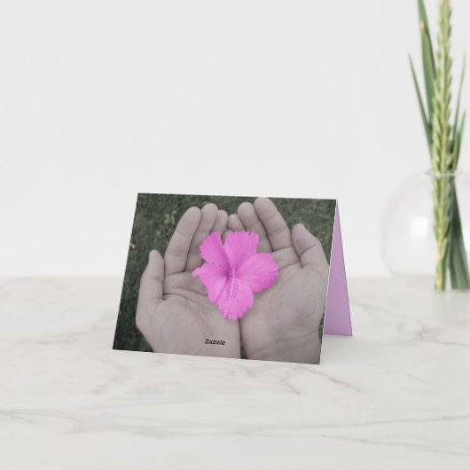 Zachtheid notecard kaart (Achterkant)