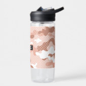 Zachtheid Perzik Camouflagepatroon Waterfles (Links)