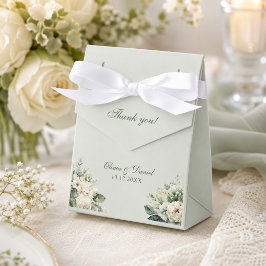 Zachtheid Sagegroene Bloemen Bruiloft Favor Doos Bedankdoosjes