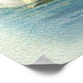 Zachtheid - Schijfjes, Zwan en Bloem Poster (Hoek)