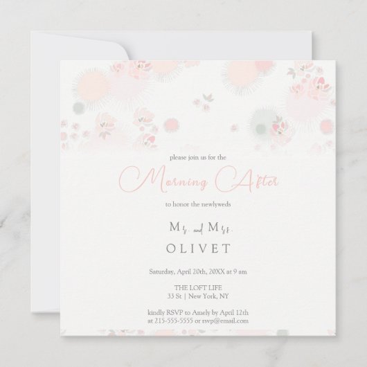 Zachtheid Theerozen Ochtend Erna Kaart (Voorkant)