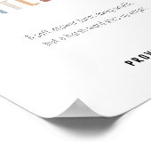 Zachtheid van de vrucht van het gedistilleerde pos poster (Hoek)