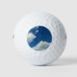 Zachtheid voor de wolken golfballen