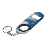 Zachtheid voor de wolken mini flessenopener (Voorkant Gekanteld)