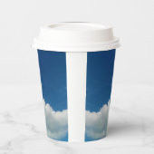 Zachtheid voor de wolken papieren bekers (Links)