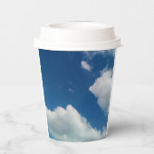 Zachtheid voor de wolken papieren bekers (Achterkant)