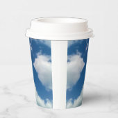 Zachtheid voor de wolken papieren bekers (Rechts)