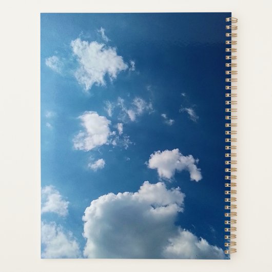 Zachtheid voor de wolken planner (Achterkant)