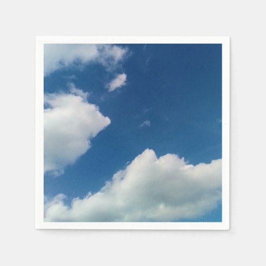 Zachtheid voor de wolken servet (Voorkant)