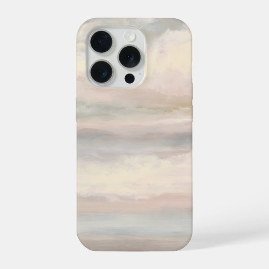 Zachtheidige luchten Abstracte pastel wolkenlucht iPhone Hoesje (Achterkant)
