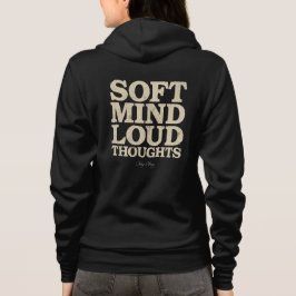 ZachtheMind Harde Gedachten Minimalistische Vintag Hoodie