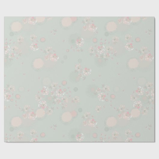 Zachtigheid Rozen Cadeaupapier (Vlak)