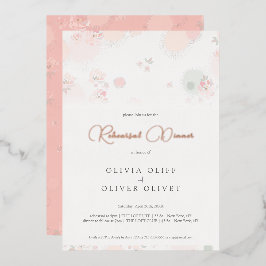 Zachtigheid Rozen repetitie Dinner Folie Uitnodiging