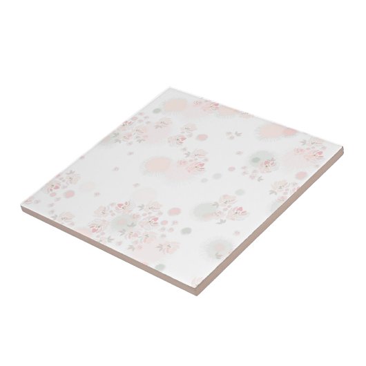 Zachtigheid Rozen Tegeltje (Zijkant)