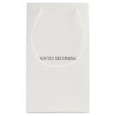 Zachtjes Minimalistische Cadeautas  (Achterkant)