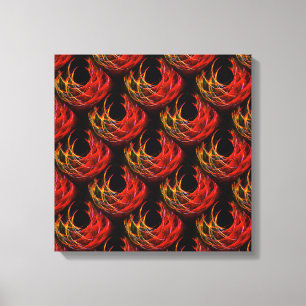 Zachtmodern boho elegant abstract kunstpatroon #50 canvas afdruk