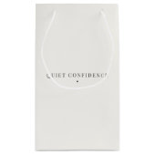 Zachtmoedige Minimalistische Cadeautas (Achterkant)