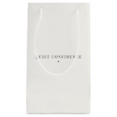 Zachtmoedige Minimalistische Cadeautas (Voorkant)