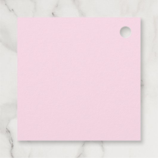 Zachtroze Bedankjes Labels (Achterkant)