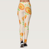 Zachtroze Leggings (Achterkant)