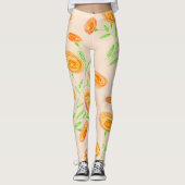 Zachtroze Leggings (Voorkant)
