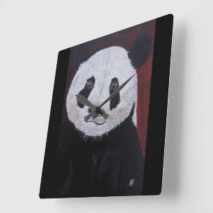 Zachtste van de Reuzen Schilderij van Alfred Fox Vierkante Klok