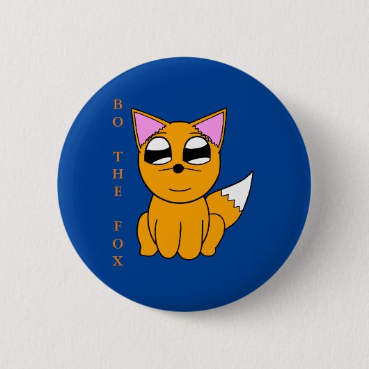 Zack Dragonblade Button - Bo the Fox (Voorkant)