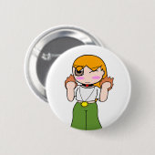 Zack Dragonblade Button - mogelijk ventilator (Voorkant /achterkant)