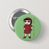 Zack Dragonblade Button - Roodrijden (Voorkant /achterkant)