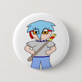 Zack Dragonblade Button - Zack Dragonblade (Voorkant)