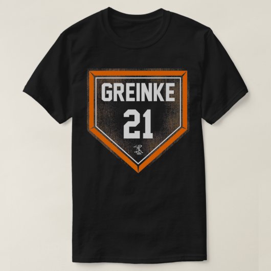 Zack Greinke Home Bord Gameday Premium T-shirt (Design voorkant)