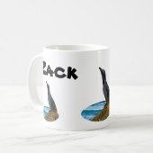Zack Name with Penguin, Coffee Mok (Voorkant links)