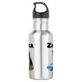 Zack Name with Penguin, Water Fles (Achterkant)