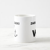 Zack Polanski Anker Ontwerp Mok Grappig Minimalist (Center)