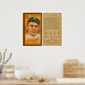 Zack Wheat Brooklyn Superbas Baseball 1911 Poster (Keuken)