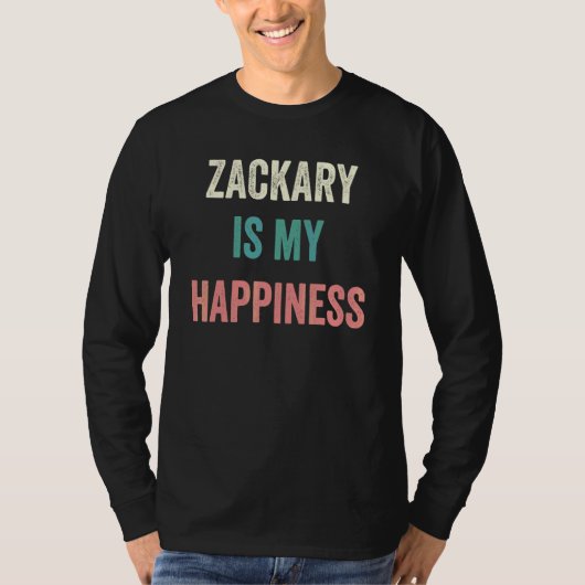 Zackary Is Mijn Geluk T-shirt (Voorkant)